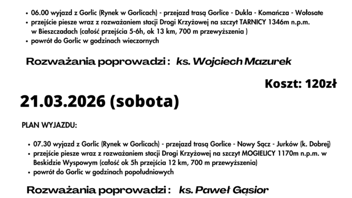 DROGA KRZYŻOWA w plenerze