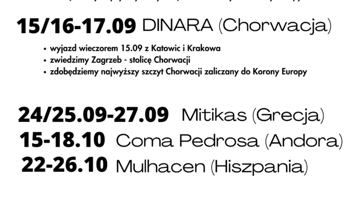ZAPOWIEDZI GBP w ramach Korony Europy